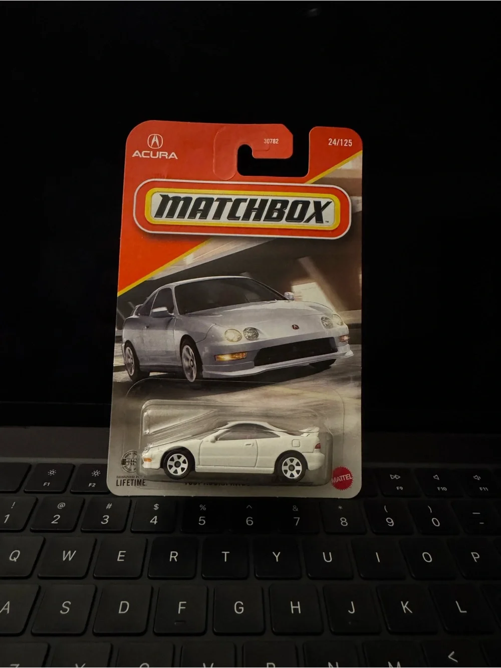 Matchbox 1997 Acura Integra Type R Cardback in Brown Kraft